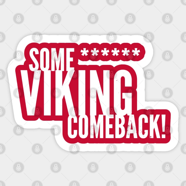 Some Viking Comeback Sticker by Worldengine